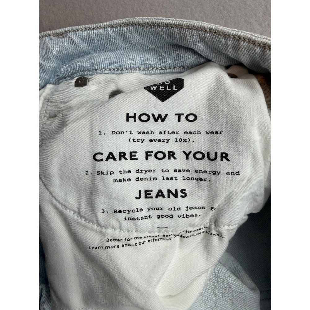 Madewell The Curvy Perfect Vintage Jean Light Wash Denim Size 27 - Picture 12 of 16